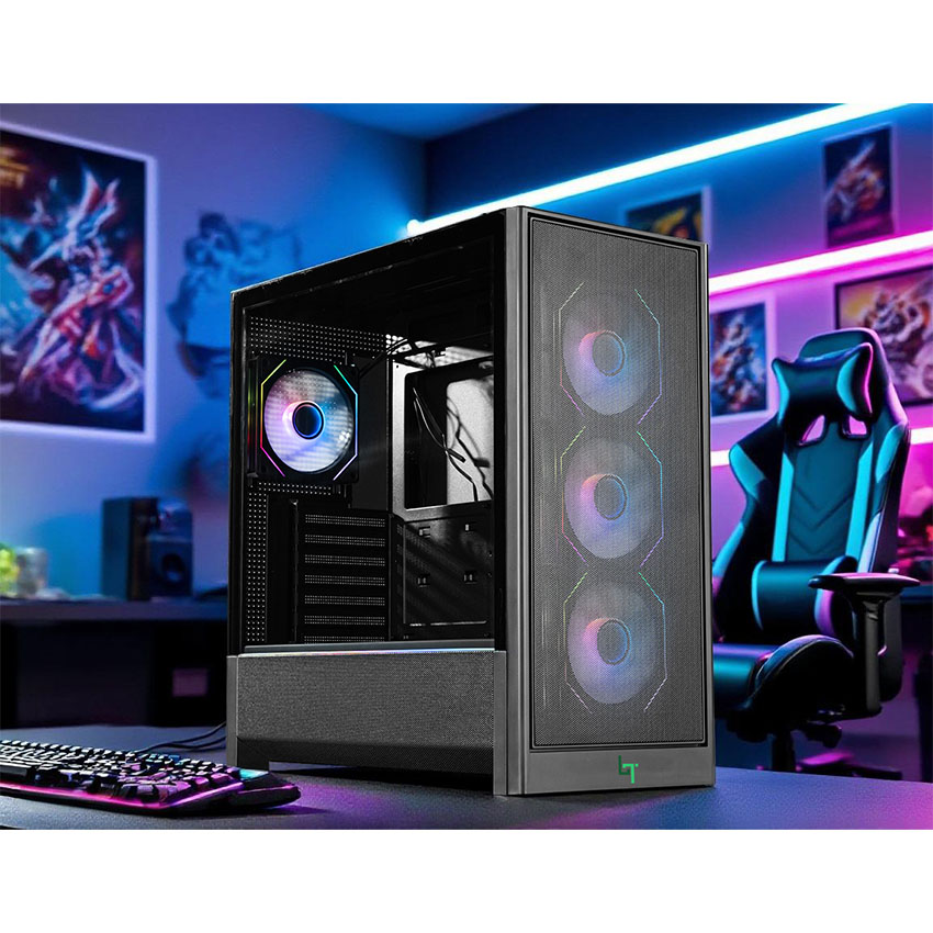 Vỏ Case Linktech Bahamut 4FA (ATX/4 fan Argb) 20