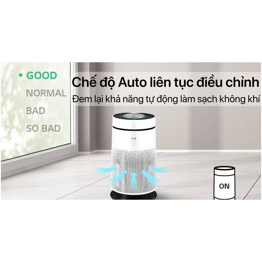 Máy lọc không khí LG Puricare 1 tầng Safeplus AS65GDWH0 5