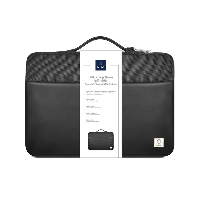 TÚI CHỐNG SỐC WIWU HALI SLEEVE 16 INCH MÀU ĐEN