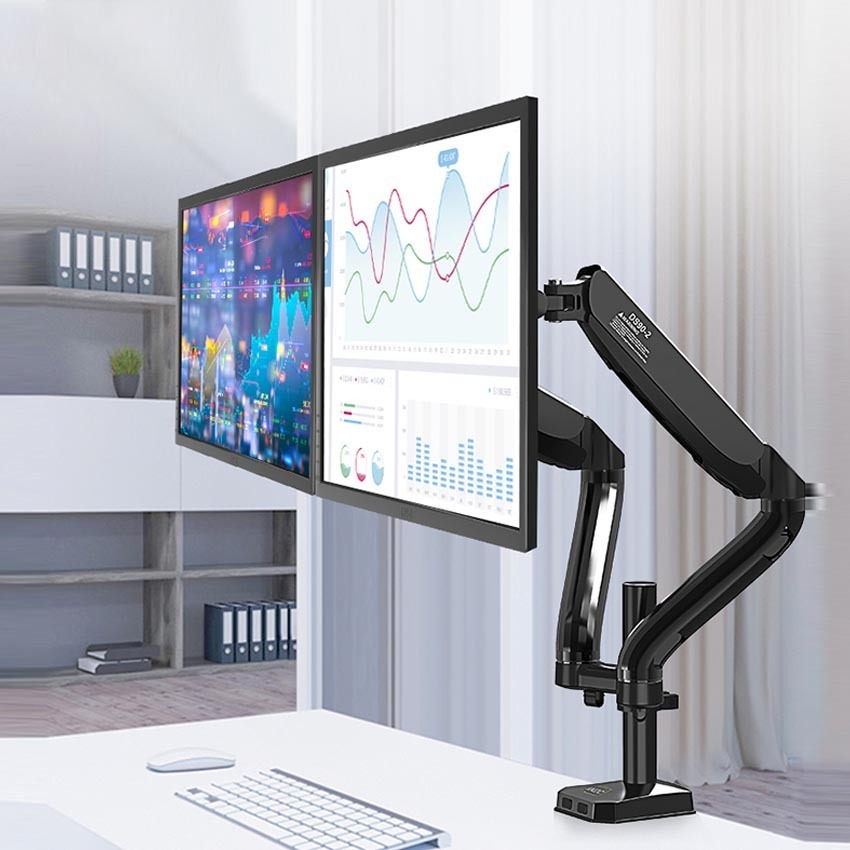 Giá treo 2 màn máy tính KALOC KLC-DS90-2 (17inch-32inch) (GIAT217) 3