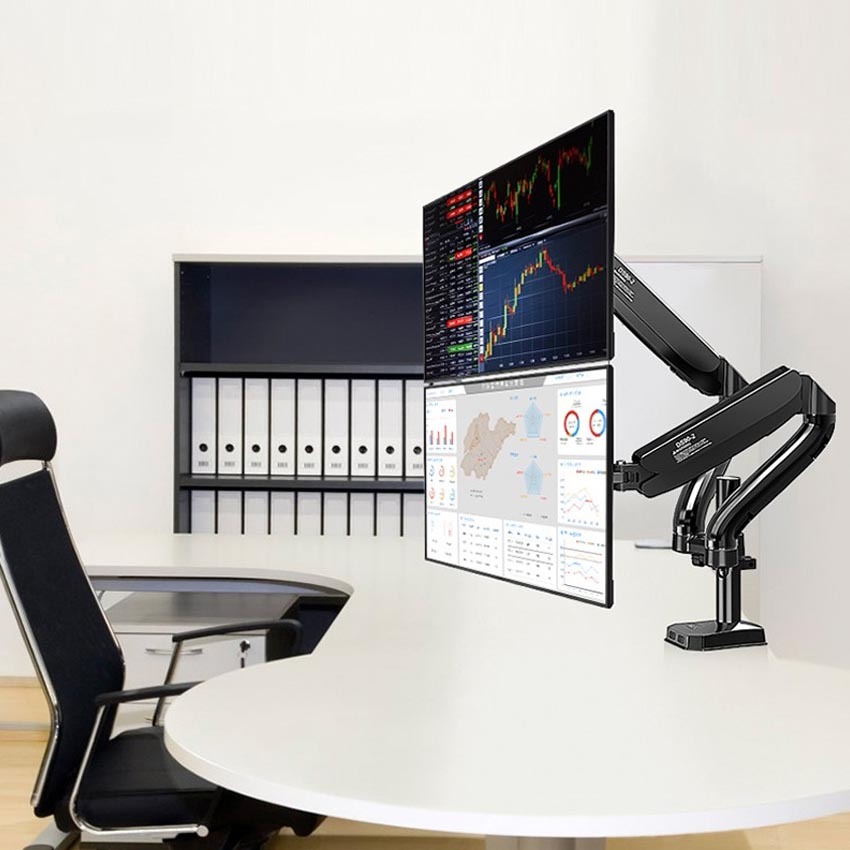 Giá treo 2 màn máy tính KALOC KLC-DS90-2 (17inch-32inch) (GIAT217) 4