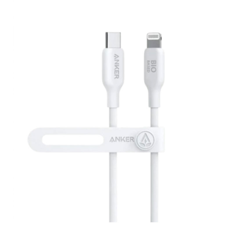 Cáp sạc Anker 542 C-L 1.8m TPE Bio-Based Trắng (White) B2B_A80B2