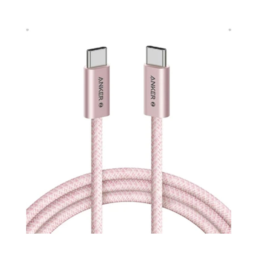 Cáp sạc Anker Zolo C-C 1m Nylon Hồng (Pink) B2B_A8060