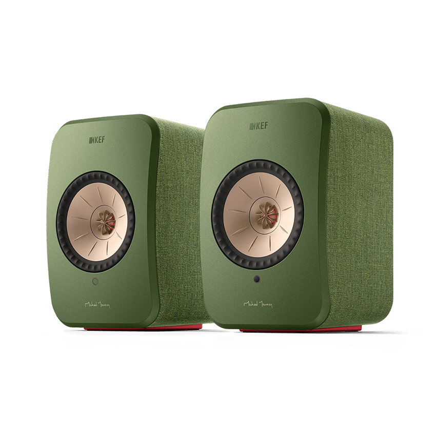 Loa không dây KEF LSX II - Màu xanh lá chính hãng