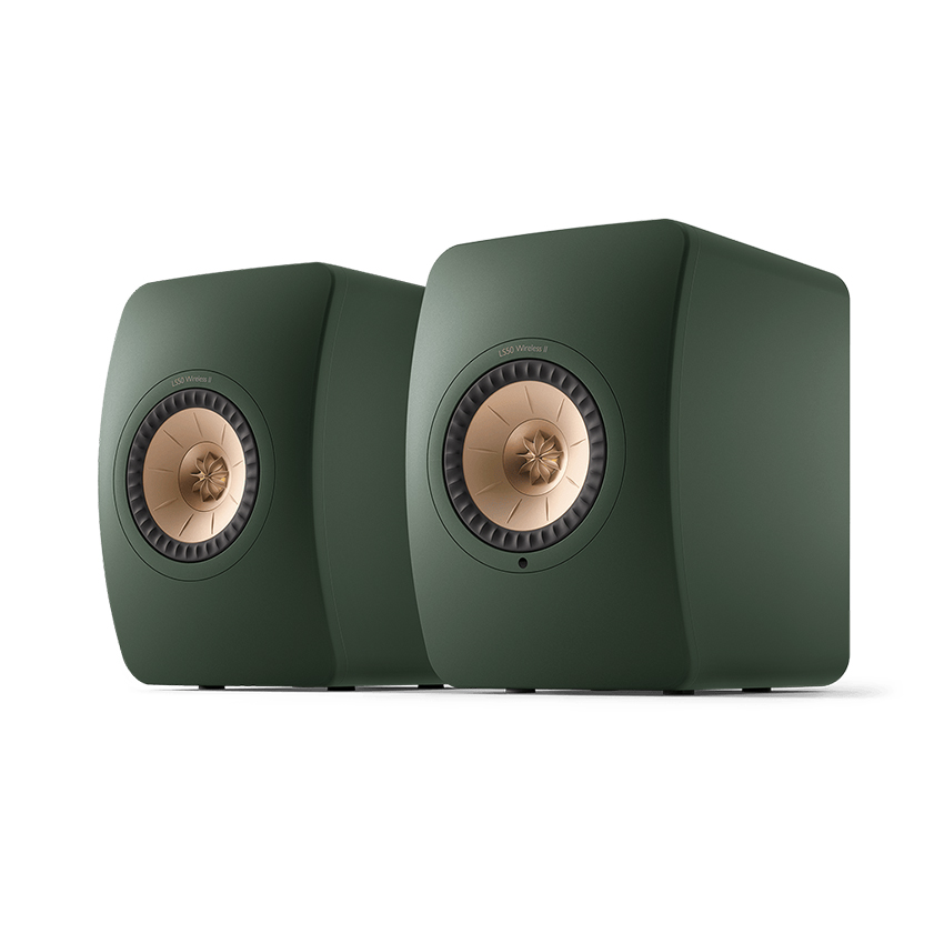 Loa không dây KEF LS50W II - Màu xanh lá chính hãng