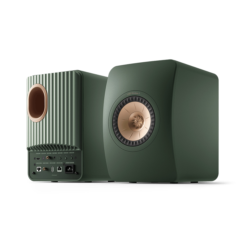 Loa không dây KEF LS50W II - Màu xanh lá - Hình 2