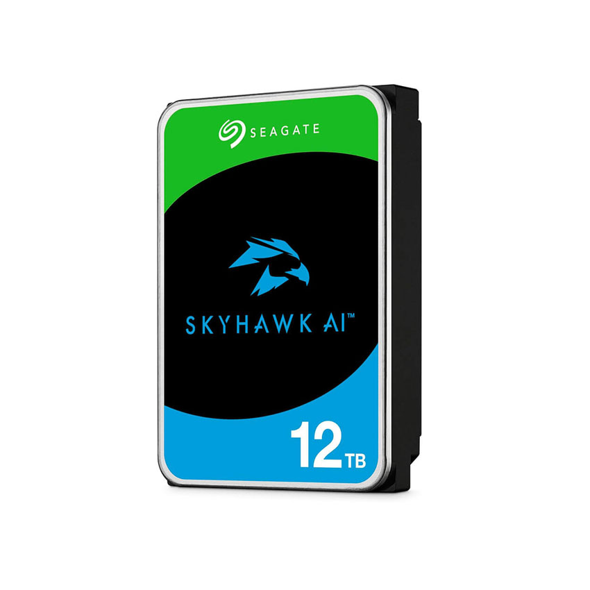 Ổ cứng HDD Seagate SkyHawk AI 12TB 3.5 inch, 7200RPM, SATA3, 256MB Cache (ST12000VE003) chính hãng