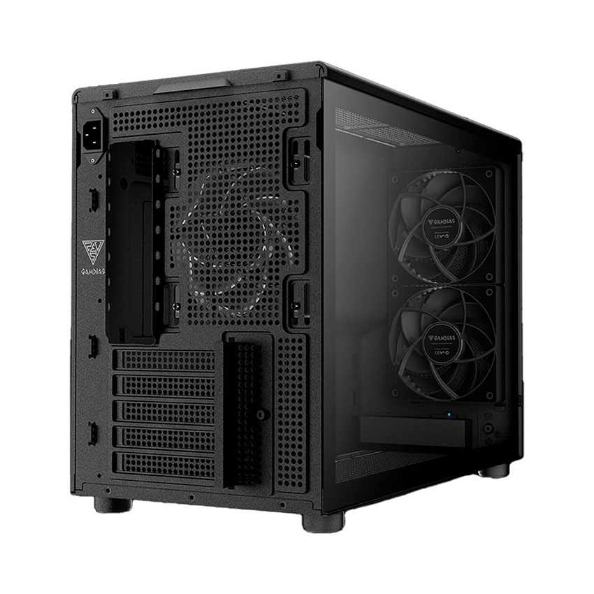 Vỏ Case GAMDIAS ATHENA M4M BLACK (mATX/3 fan) - Hình 4