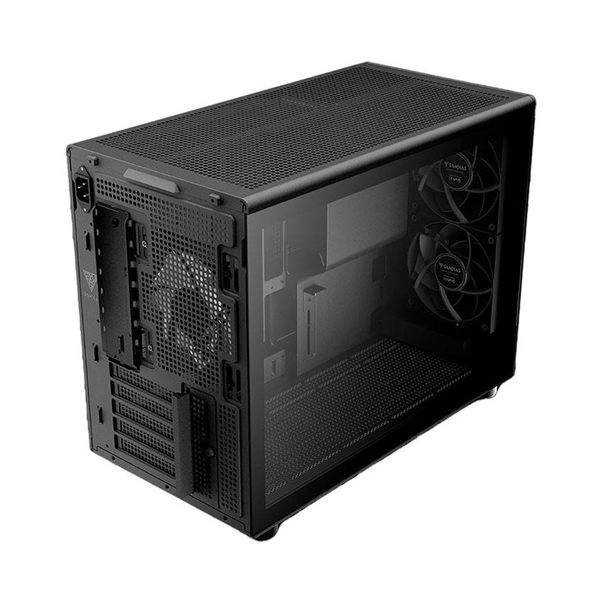 Vỏ Case GAMDIAS ATHENA M4M BLACK (mATX/3 fan) - Hình 5