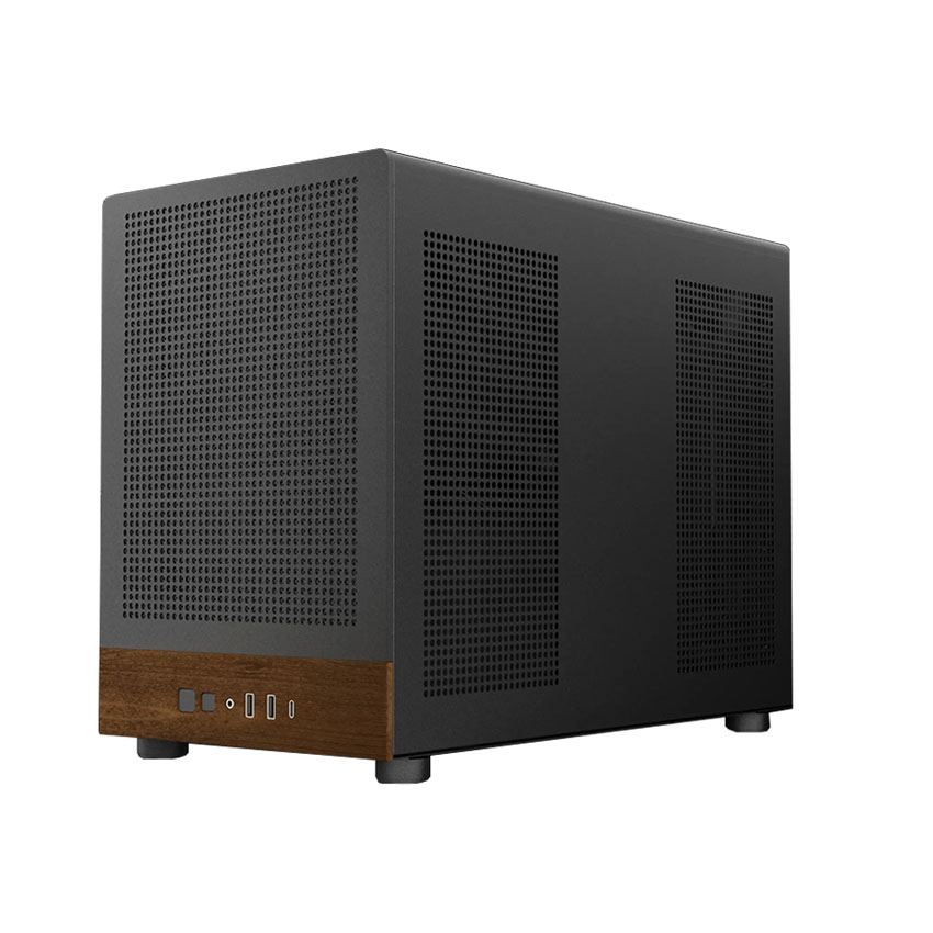 Vỏ Case GAMDIAS ATHENA M4M WOOD (mATX/4 fan) - Hình 2