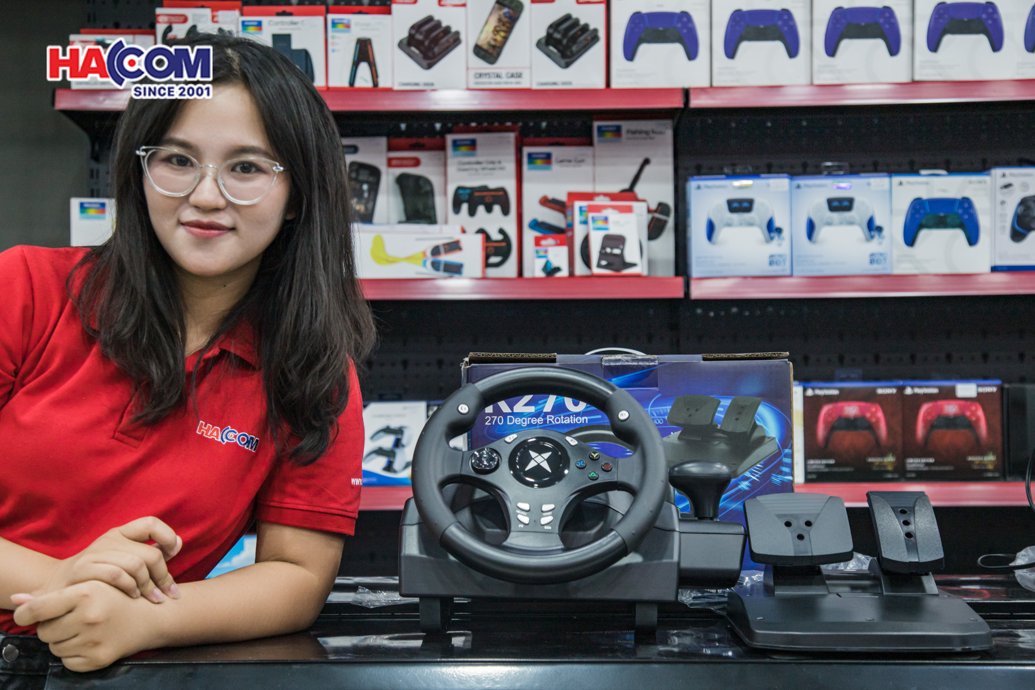 Vô lăng chơi game DOYO R270 5