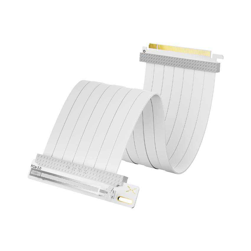 Dây Riser TRYX String PCIE 5.0 200mm White (Chân cắm 90 độ)