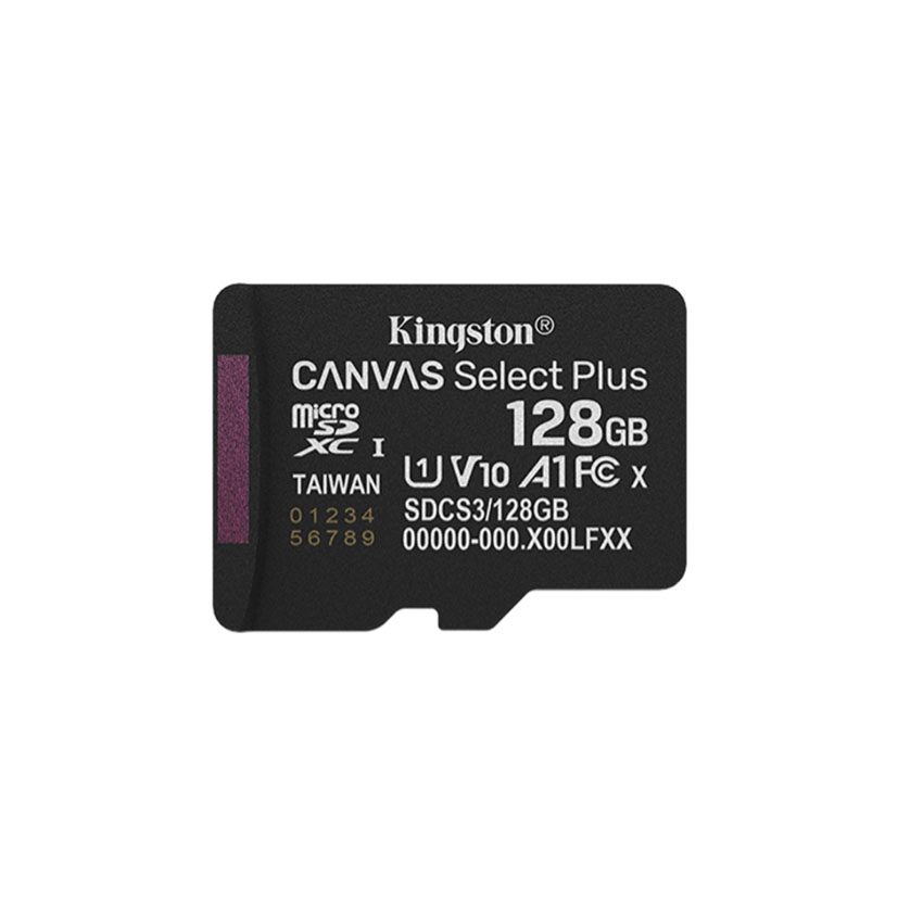 Thẻ Nhớ Kingston 128GB MicroSD Select Pls 100R Class 10 SDCS3/128GBSP không adapter