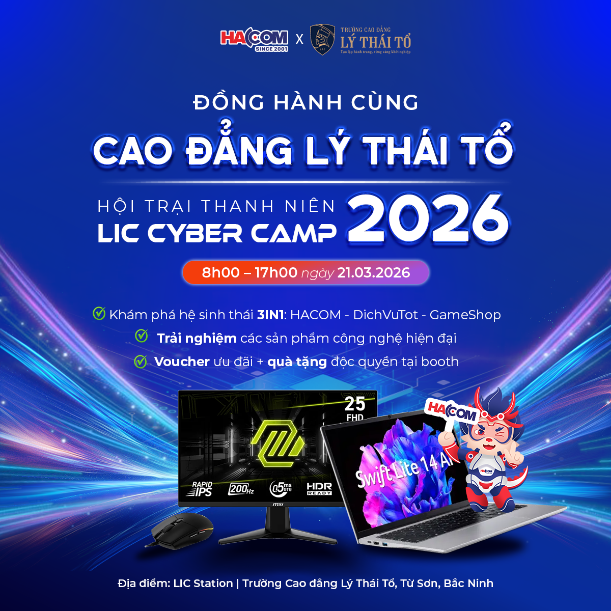hacom cao dang ly thai to lic campus 2026 1