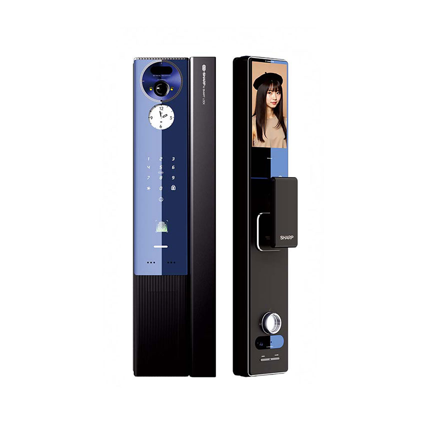 Khóa cửa thông minh SHARP H5FV mở bằng Face ID chính hãng