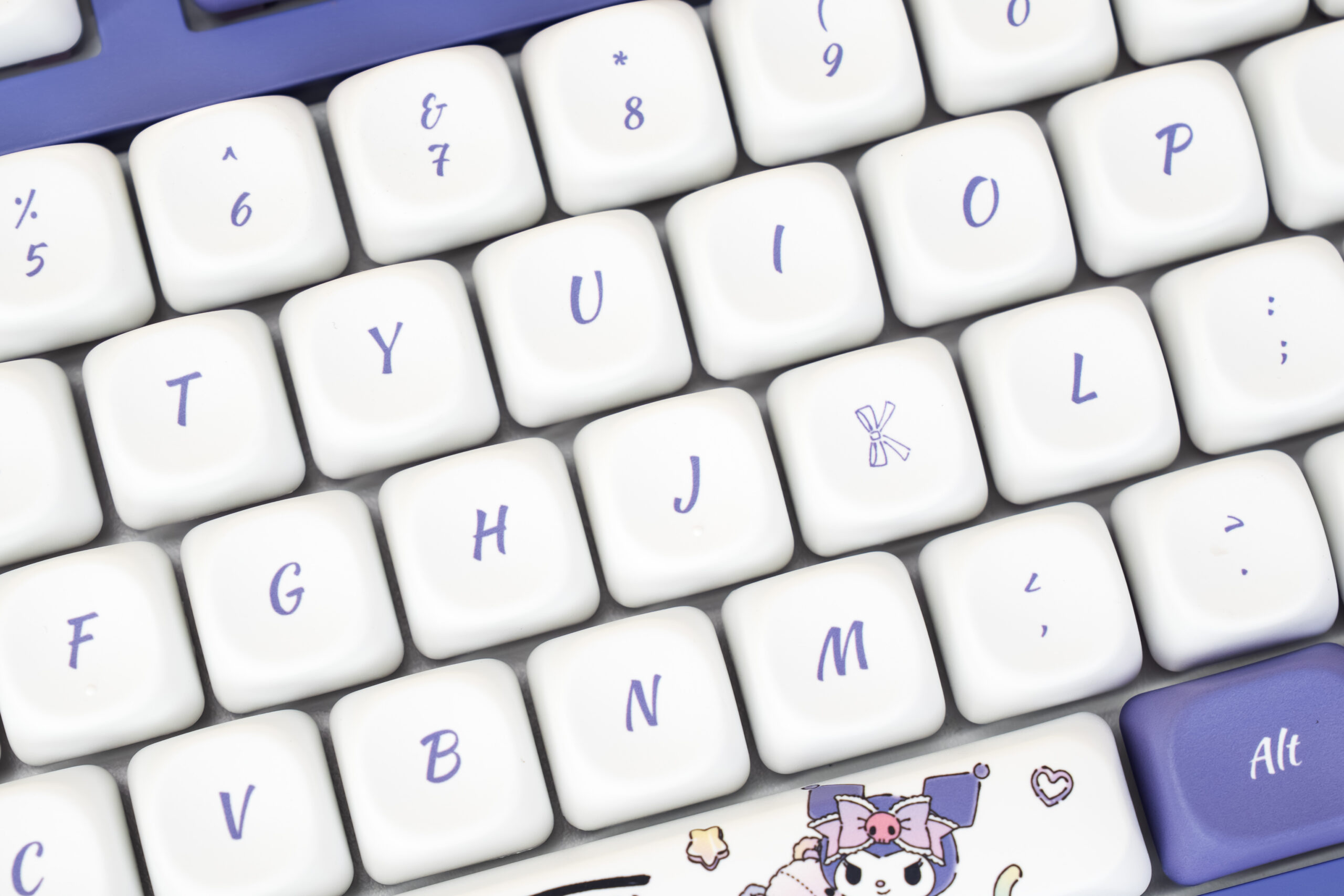 Bàn phím AKKO 3108 RF V3 Kuromi Frost Pink - Hình 4