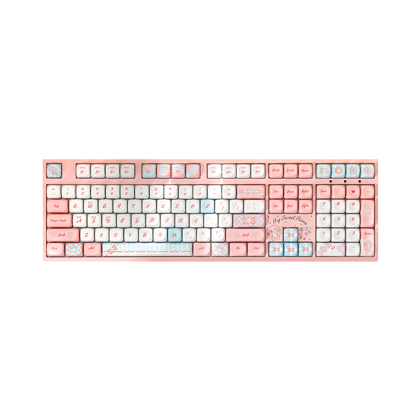 Bàn phím AKKO 3108 RF V3 Piano Sweet Frost Pink chính hãng