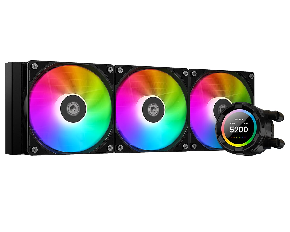 Tản nhiệt nước ID-COOLING SPACE SL360 XE ARGB (Rad 360mm/Quạt ARGB/Màu Đen)