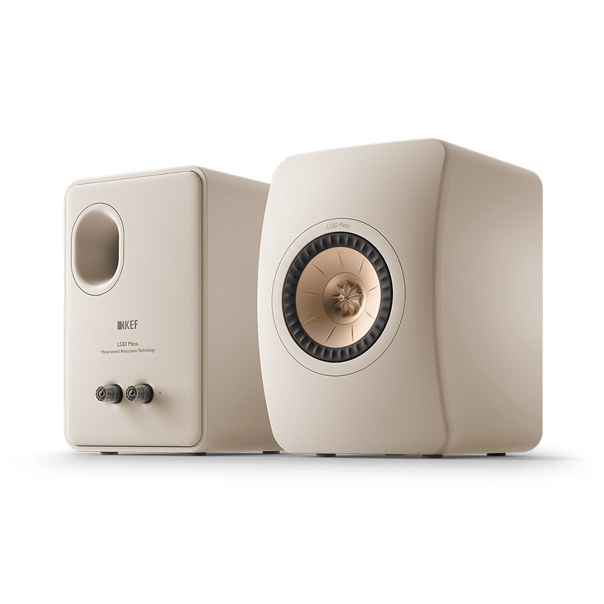 Loa bookshelf KEF LS50 Meta - Màu vàng cát - Hình 2