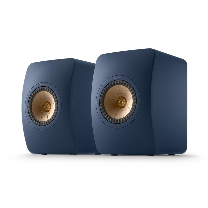 Loa bookshelf KEF LS50 Meta - Màu xanh dương chính hãng