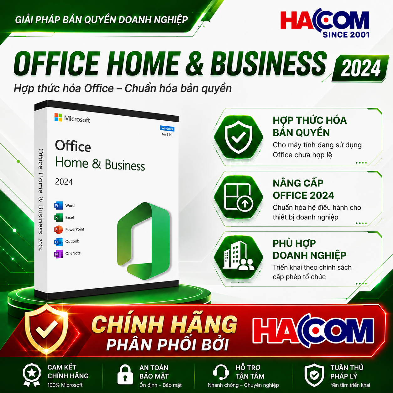 Phần mềm Office Microsoft Home & Business 2024 ESD (EP2-06604) ( Key điện tử ) chính hãng