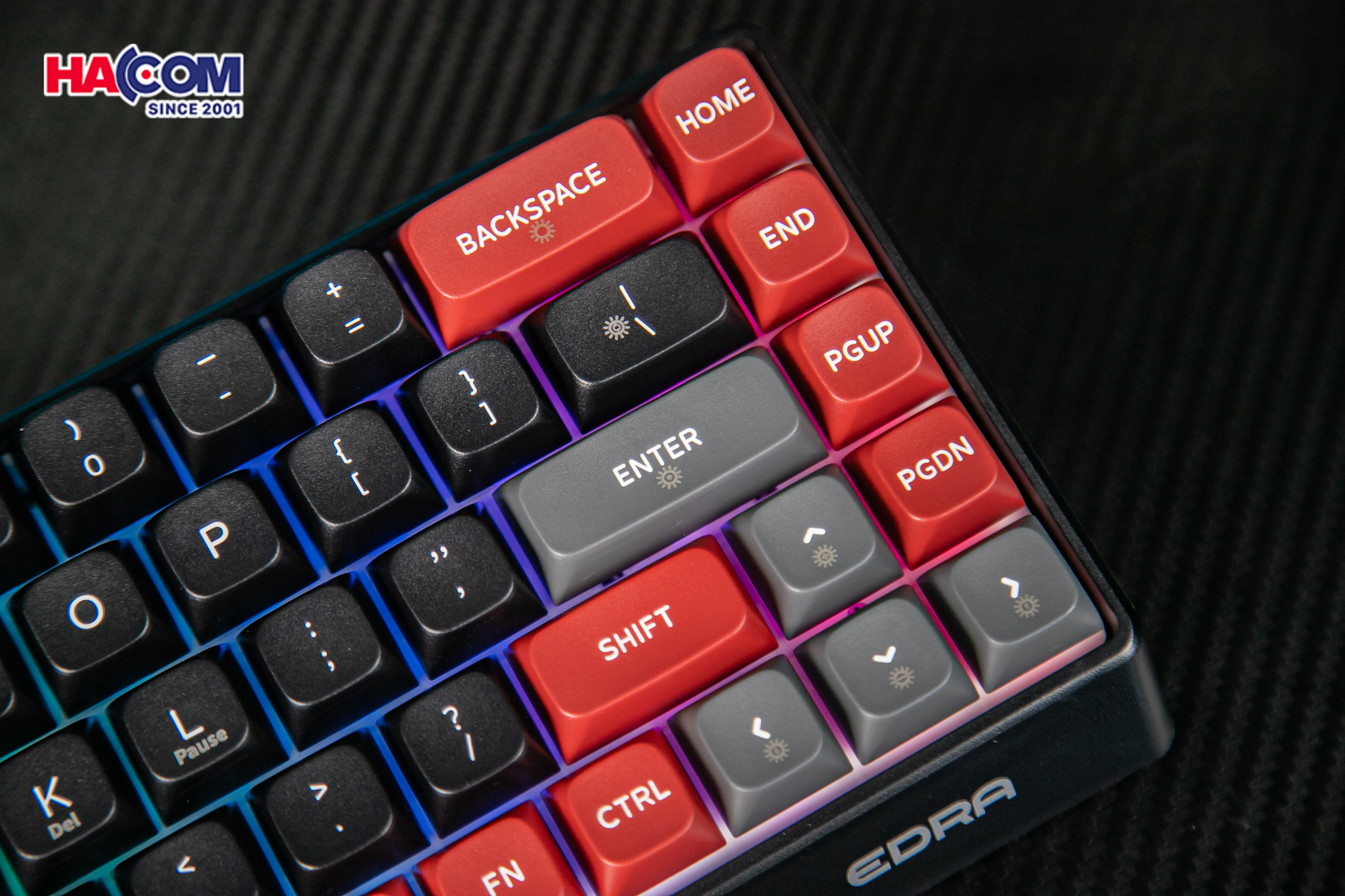 Bàn phím cơ không dây EDRA EK368WT (Red switch) - Hình 10