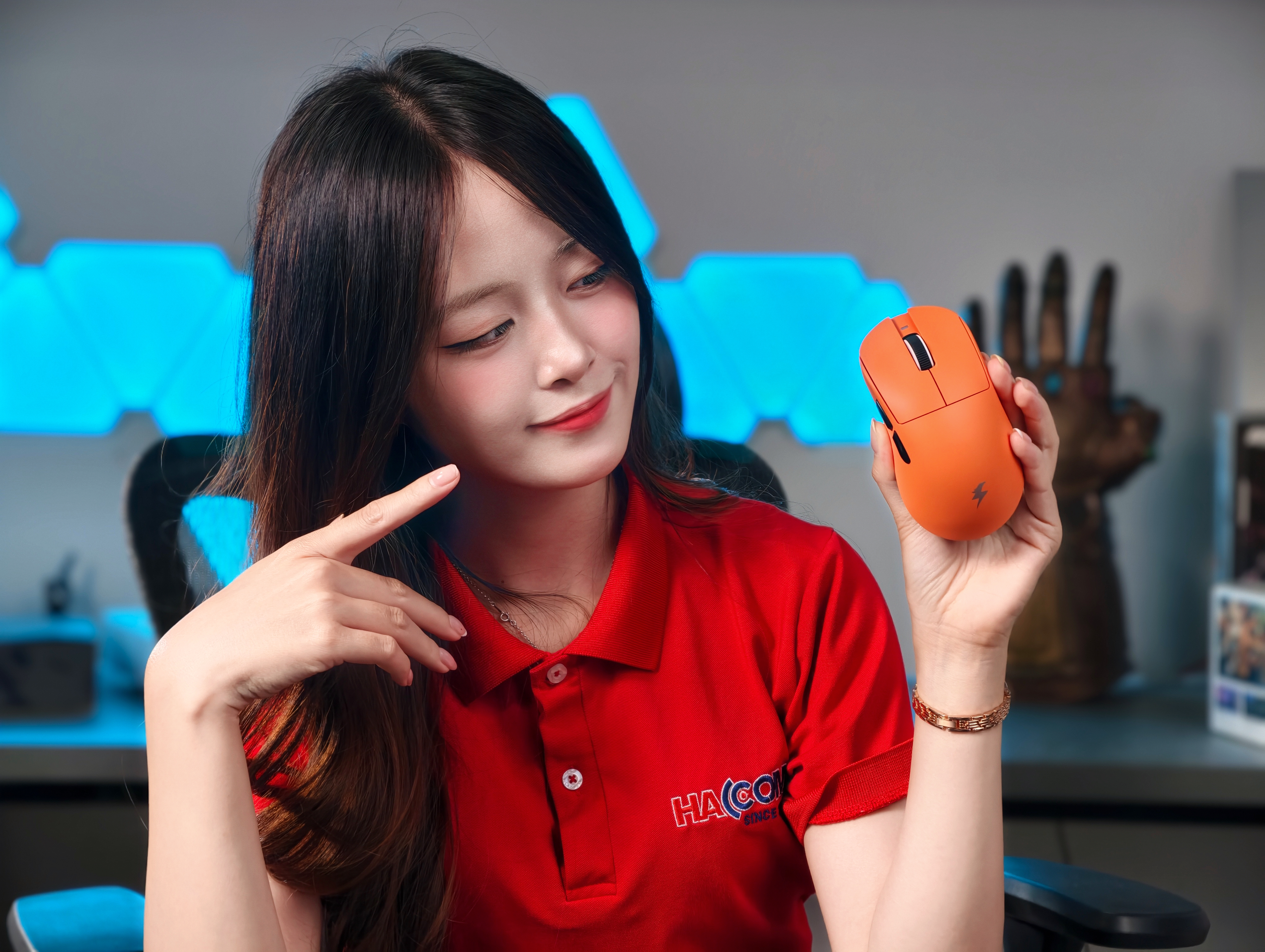 Chuột gaming Thunderbird TM621W (Màu Cam) - Hình 5
