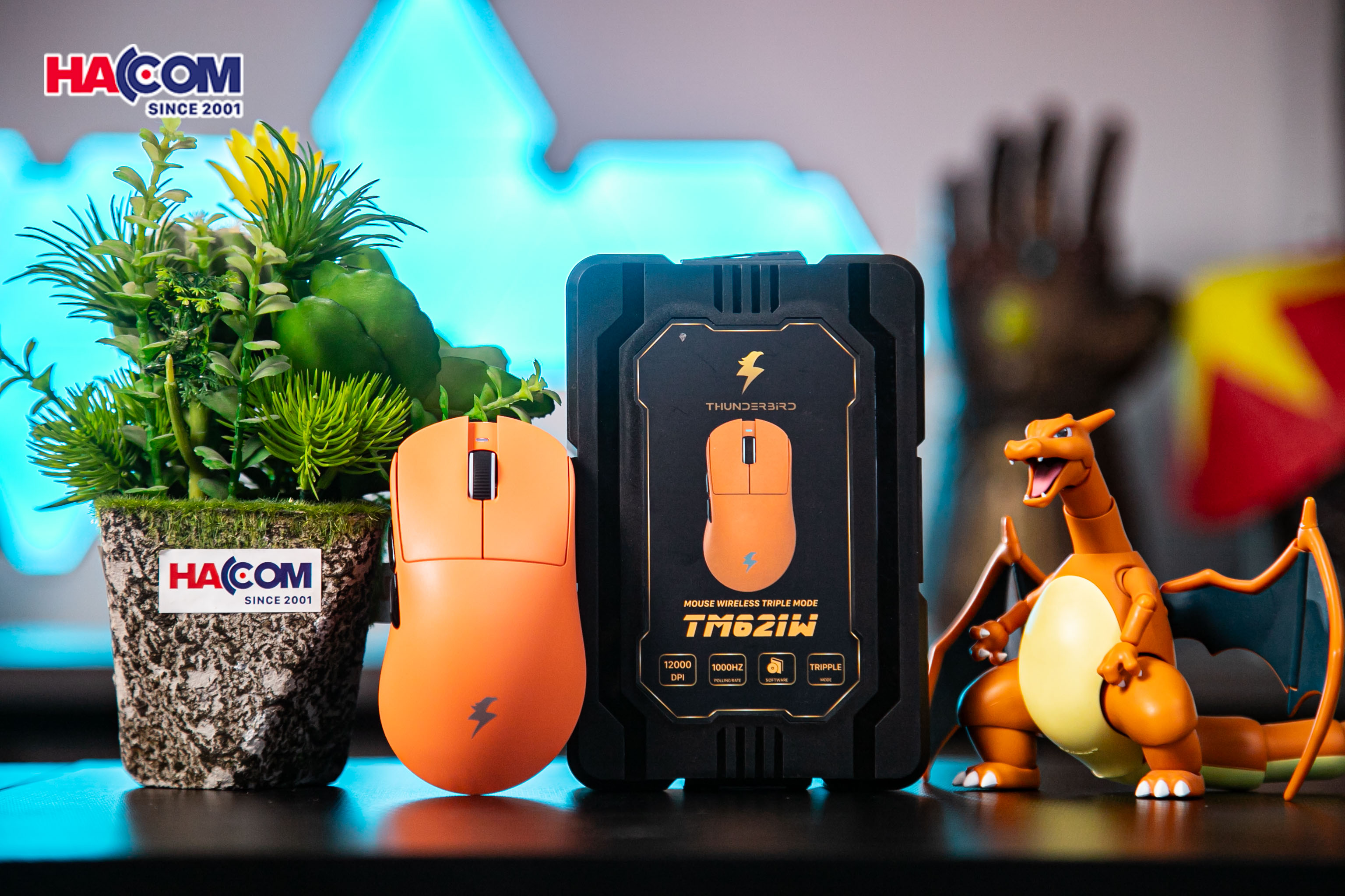 Chuột gaming Thunderbird TM621W (Màu Cam) - Hình 6