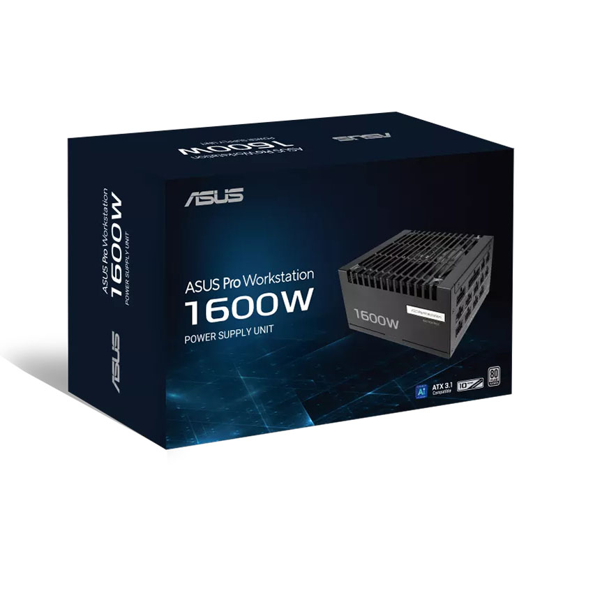 Nguồn ASUS PRO WORKSTATION 1600P - 1600W (80+ Platinum/ATX3.1/Full Modular) 8
