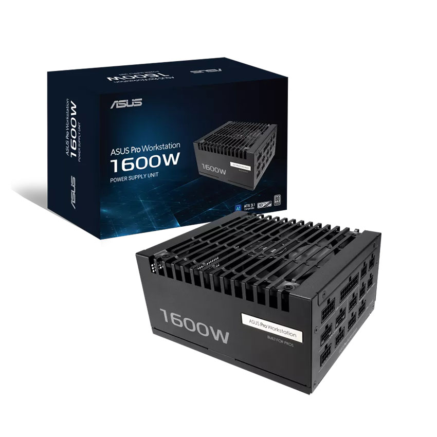 Nguồn ASUS PRO WORKSTATION 1600P - 1600W (80+ Platinum/ATX3.1/Full Modular) 1