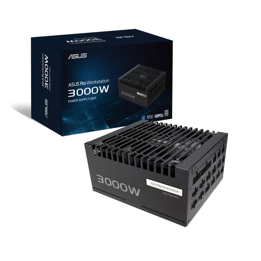 Nguồn ASUS PRO WORKSTATION 3000P - 3000W (80+ Platinum/ATX3.1/Full Modular) 9