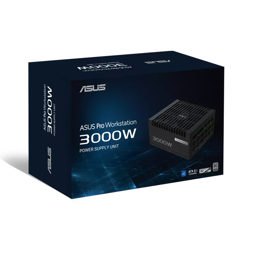 Nguồn ASUS PRO WORKSTATION 3000P - 3000W (80+ Platinum/ATX3.1/Full Modular) 8