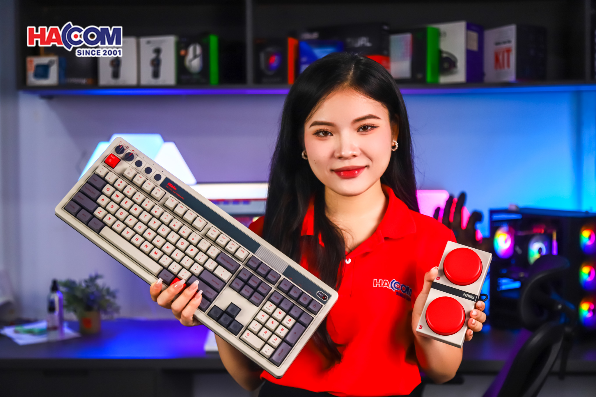 Bàn phím 8BitDo Retro 108 Mechanical Keyboard - N 4