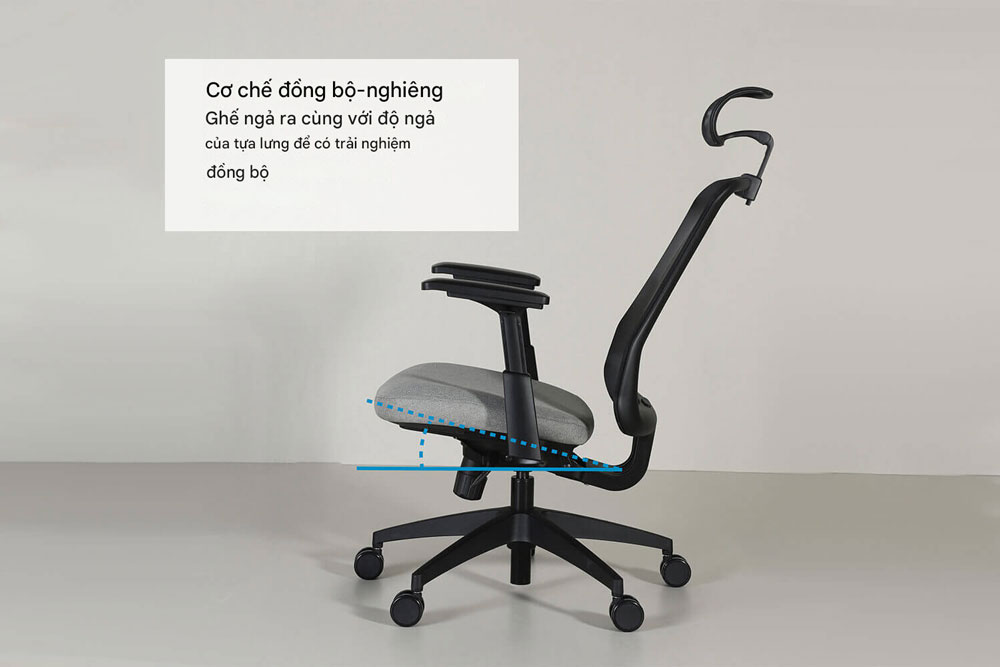góc ngả lưng và chế độ ngả thông minh của công thái học