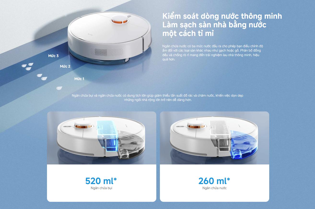 Robot hút bụi lau nhà Xiaomi Vacuum S40C 2