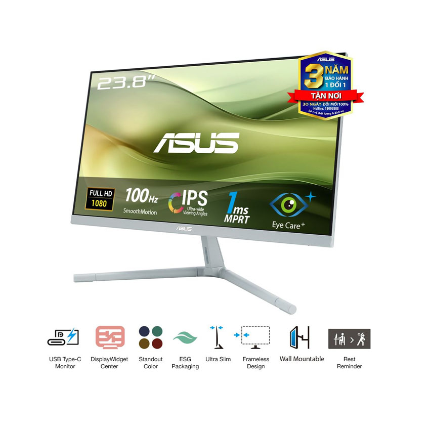 Màn hình ASUS VU249CFE-G (23.8 inch/FHD/IPS/100Hz/1ms/USB-C 15W) 4