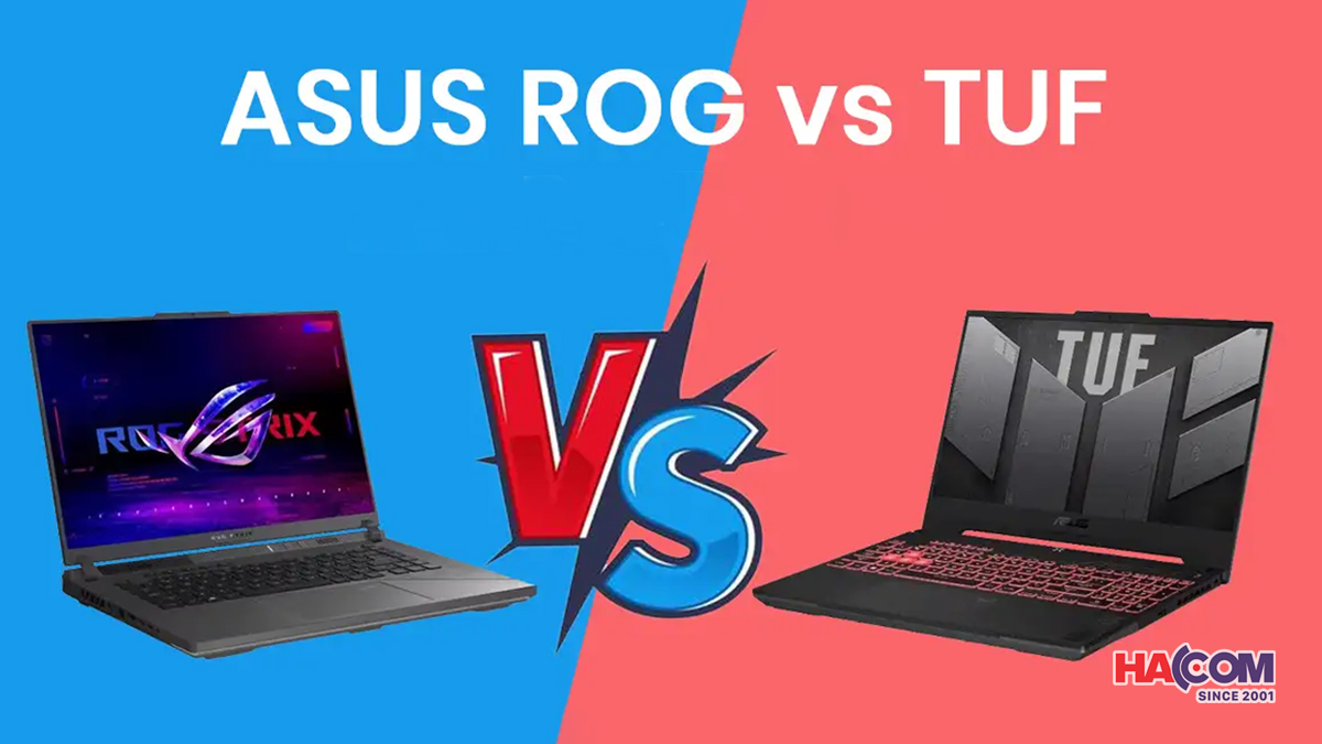 laptop asus ROG và TUF gaming hacom 3