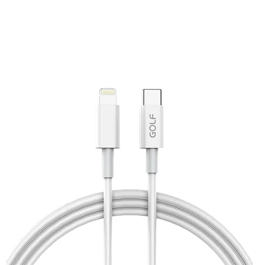 Cáp sạc Golf Type-C to lighning PD 20W GC-81P màu trắng