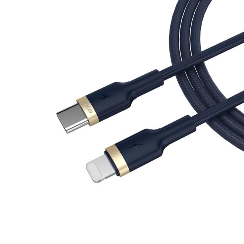 Cáp sạc Golf Type-C to Lightning GC-71P màu xanh navy 2