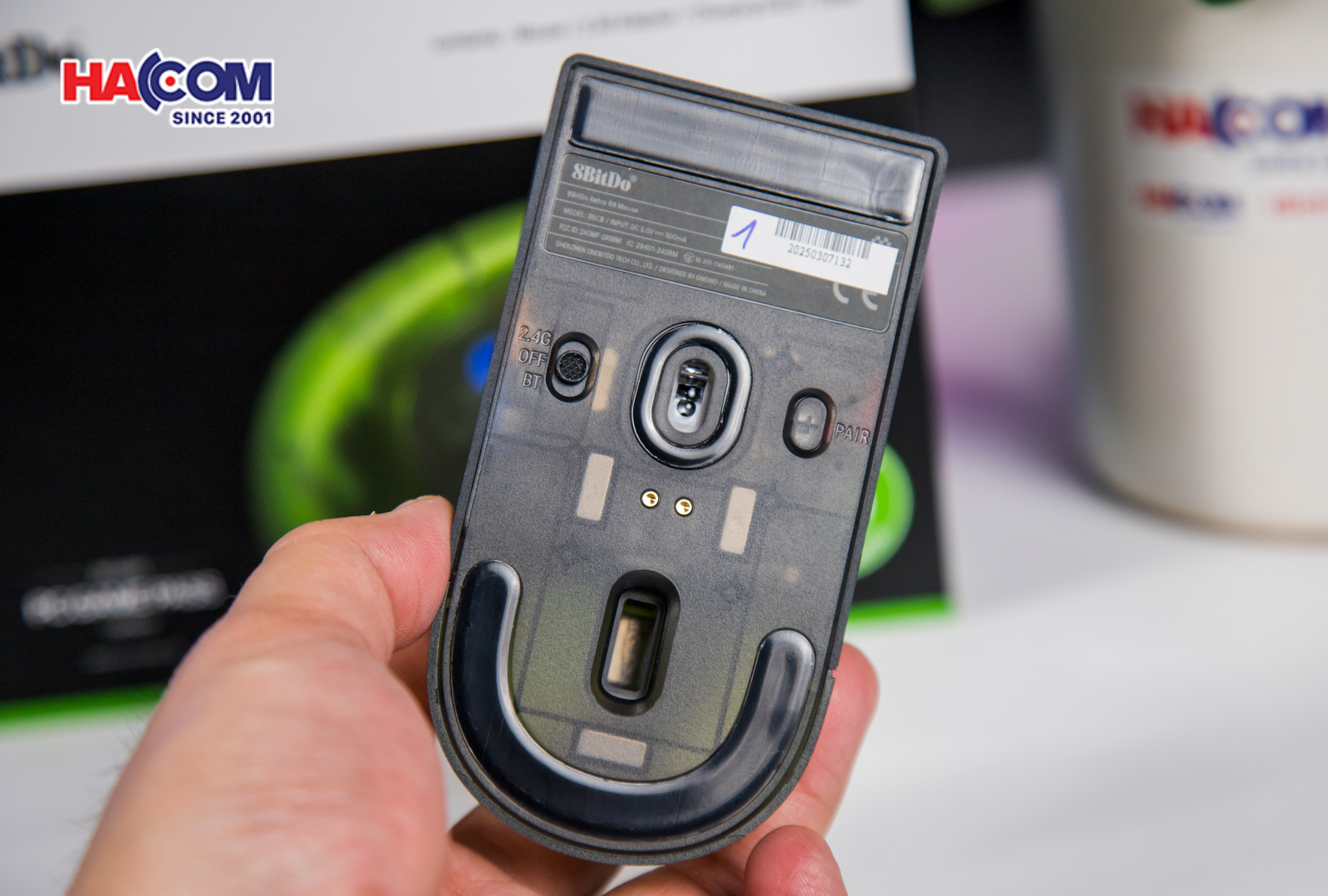 Chuột 8BitDo Retro R8 Mouse - Xbox Edition 12