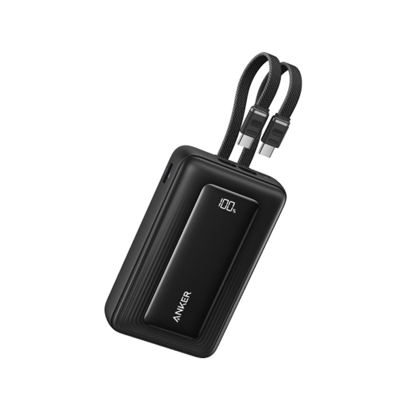 Sạc dự phòng Anker Zolo 1C1A 45W 20000mah kèm 2 cáp USB-C Đen B2B_A1681