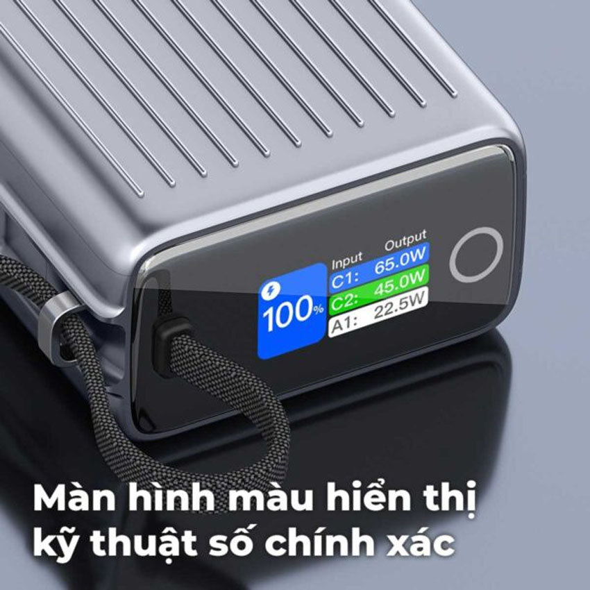 Sạc dự phòng hiệu StarGO HyperCharge 100W 25000mAh - Màu xám 1