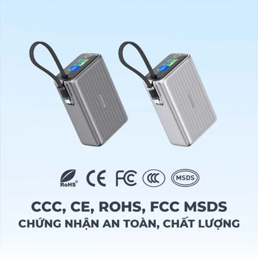 Sạc dự phòng hiệu StarGO HyperCharge 100W 25000mAh - Màu xám 2
