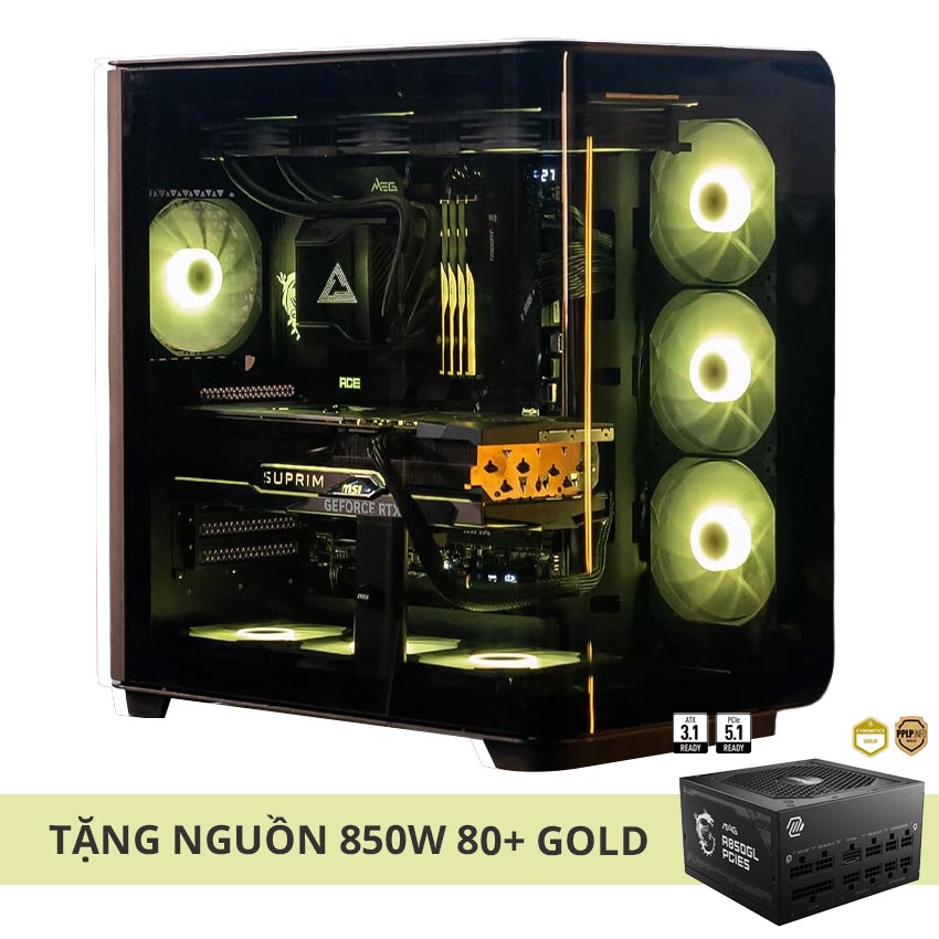 Vỏ case MSI MEG MAESTRO 700L PZ (eATX/Màu Đen/0 fan)
