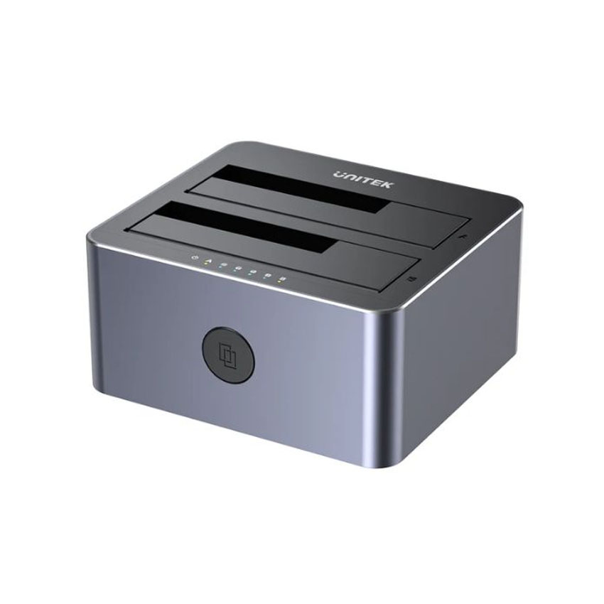 Dock ổ cứng 2 khe cắm 2.5/3.5 SATA3.0 UNITEK Y-3026GY01-EU chính hãng