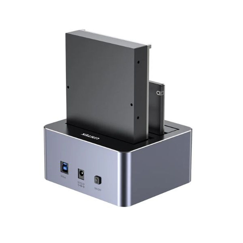 Dock ổ cứng 2 khe cắm 2.5/3.5 SATA3.0 UNITEK Y-3026GY01-EU - Hình 2