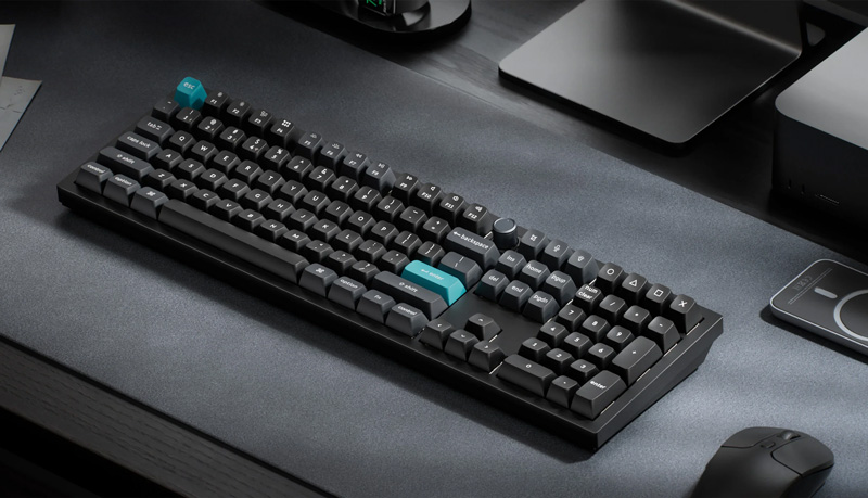ban phim keychron q6u m3 black brown switch hacom 3