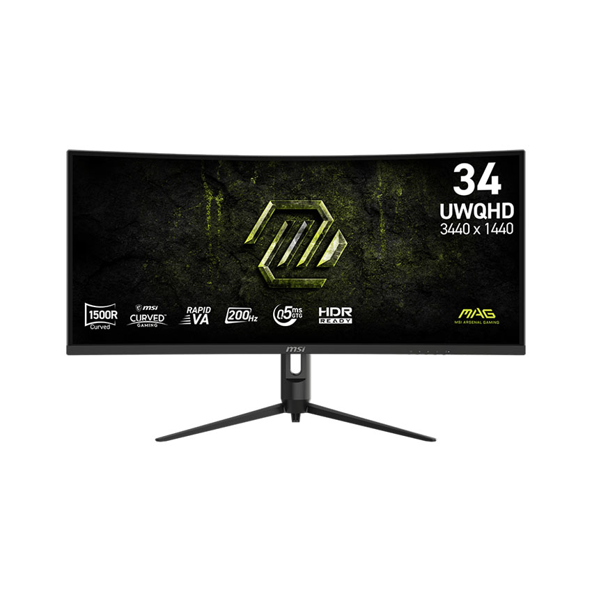 Màn hình MSI MAG 342CQRF E20 (34 inch/UWQHD/Rapid VA/200Hz/0.5ms) chính hãng