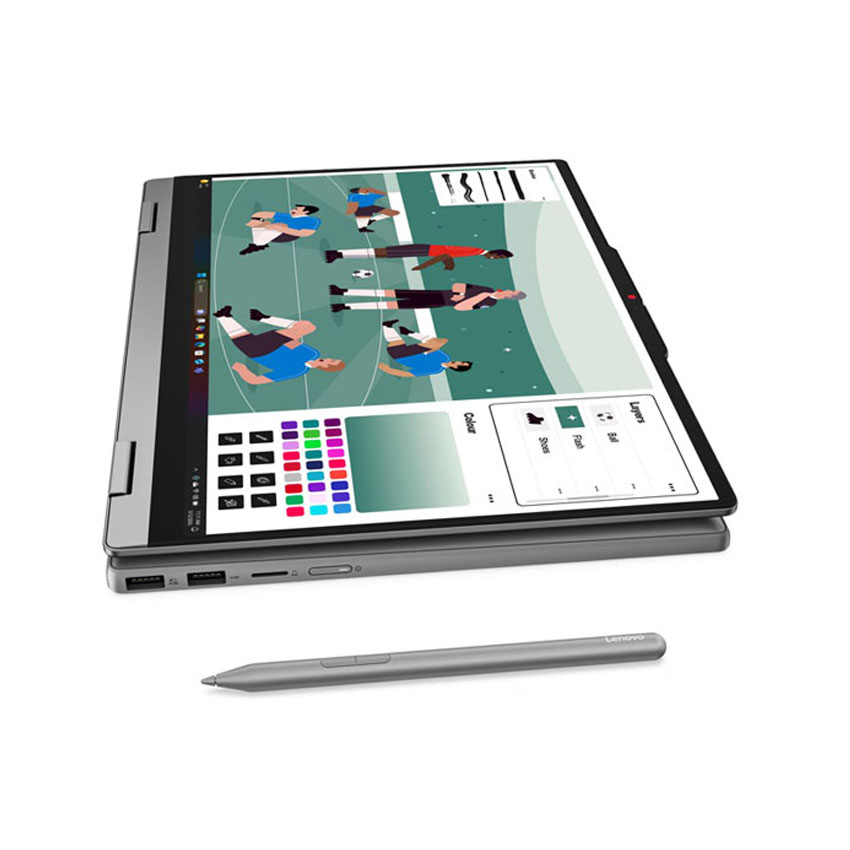 Laptop Lenovo IdeaPad 5 2-in-114IPH11 83UG0026VN (U5-322/16GB D5/512GB SSD/14.0WUXGAT/W7/BT/PEN/W11S - Hình 5
