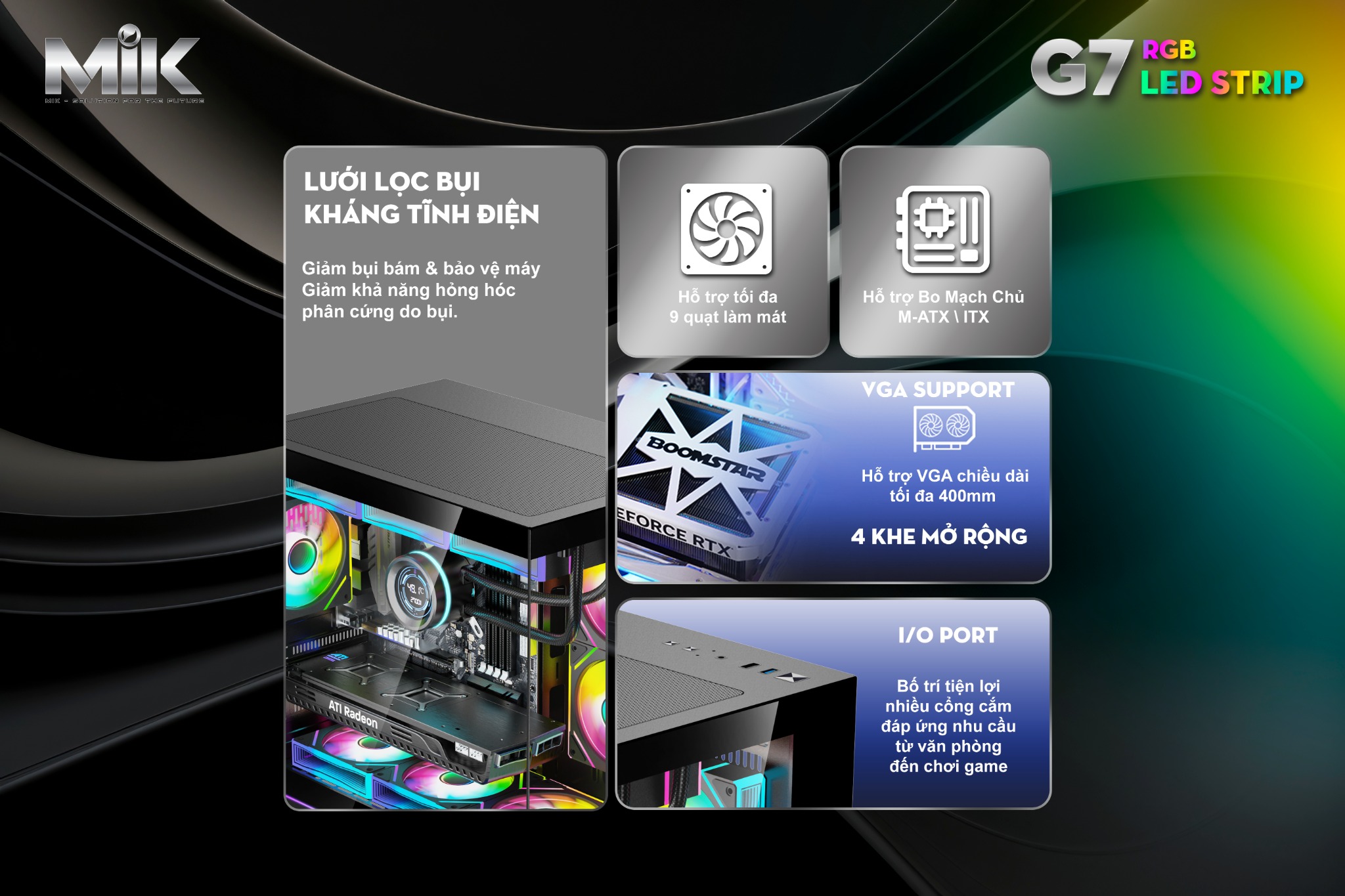 vo case mik g7 led strip black hacom 6